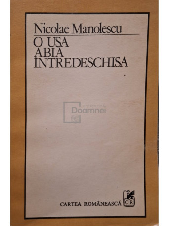 O usa abia intredeschisa