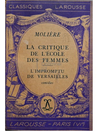 La critique de l'ecole des femmes