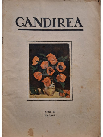 Revista Gandirea, anul III, nr. 3-4