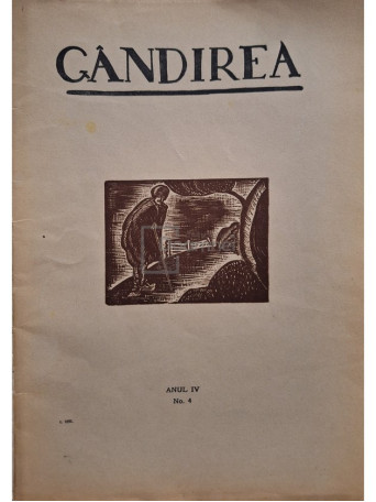 Revista Gandirea, anul IV, nr. 4
