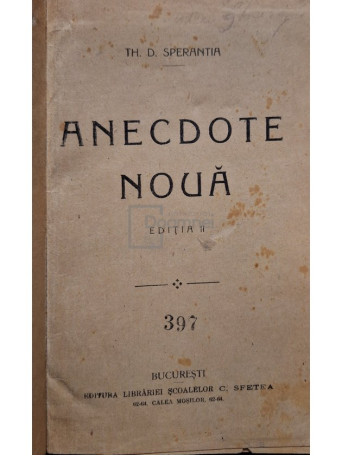 Anecdote noua, editia  II