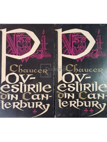 Geoffrey Chaucer - Povestirile din Canterbury, 2 vol. - 1964 - Brosata