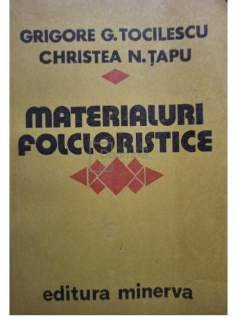 Materialuri folcloristice, vol. 2