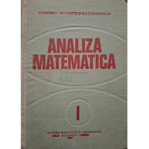 Analiza matematica, vol. 1