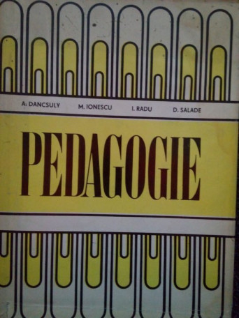 A. Dancsuly - Pedagogie - 1979 - Cartonata
