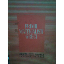Primii materialisti Greci