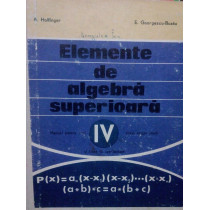 Elemente de algebra superioara