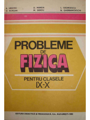 Probleme de fizica pentru clasele IXX