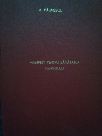 Manifest pentru sanatatea pamantului