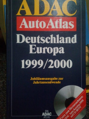 ADAC AUTO ATLAS DEUTSCHLAND EUROPA 1999/2000 - 1999 - cartonata