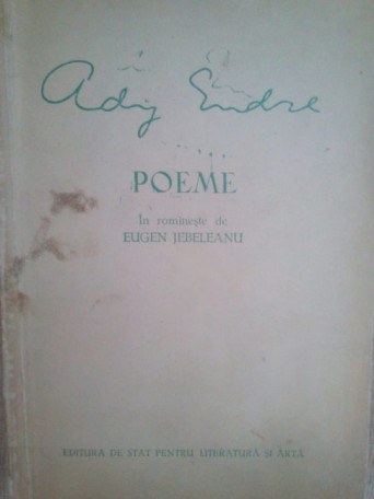 Ady Endre - Poeme - 1955 - Brosata
