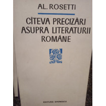 Cateva precizari asupra literaturii romane