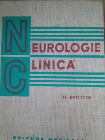 Al. Sofletea - Neurologie clinica - 1967 - Cartonata