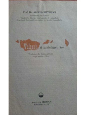 Vulcanii si activitatea lor