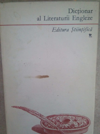 Ana Cartianu - Dictionar al literaturii engleze - 1970 - Cartonata