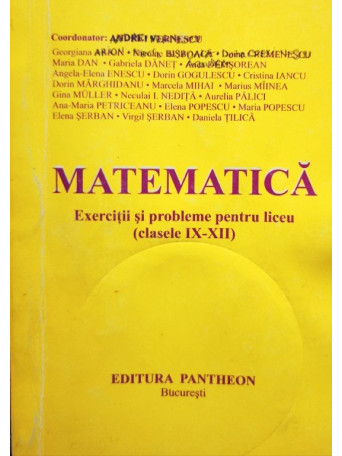 Matematica - Exercitii si probleme pentru liceu