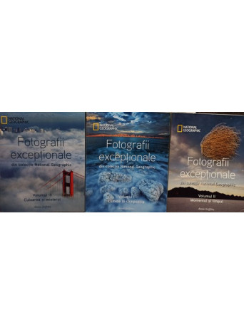 Fotografii exceptionale din colectia National Geographic, 3 vol.