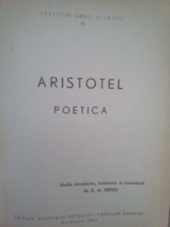 Aristotel - Poetica - 1965 - Cartonata