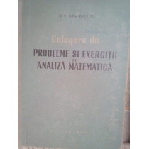 Culegere de probleme si exercitii de analiza matematica
