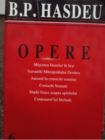 Opere, vol. 6