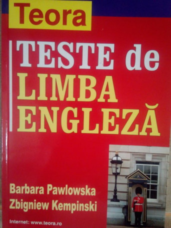 Teste de limba engleza
