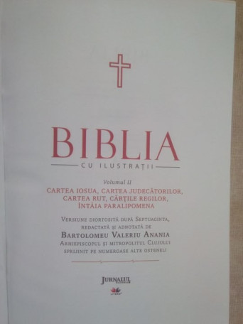 Biblia cu ilustratii, volumul II