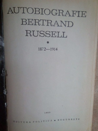 Autobiografie Bertrand Russell