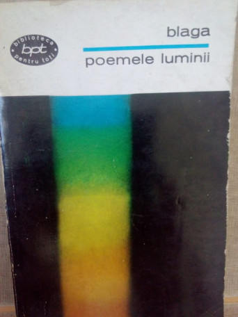 Blaga - Poemele luminii - 1968 - Brosata