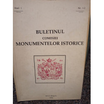Buletinul comisiei Monumentelor istorice, anul I, nr. 1