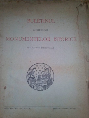 Buletinul comisiunii monumentelor istorice