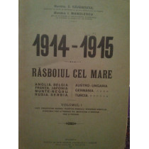 1915. Rasboiul cel Mare, vol. I
