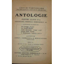 Antologie pentru clasa a II-a