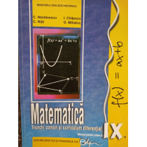 Matematica. Manual pentru clasa a IXa