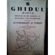 Ghidul(harta) drumurilor din Romania cu distantele lor kilometrice pentru automobilisti si turisti