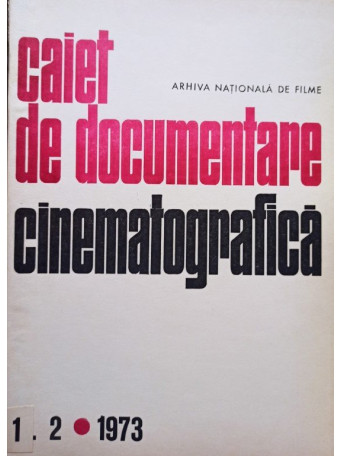 Caiet de documentare cinematografica, nr. 1