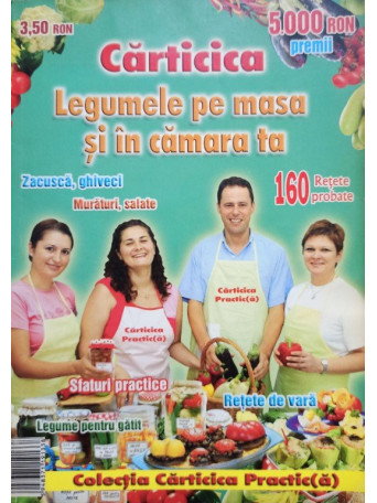 Carticica Legumele pe masa si in camara ta