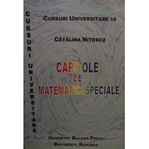 Capitole de matematici speciale