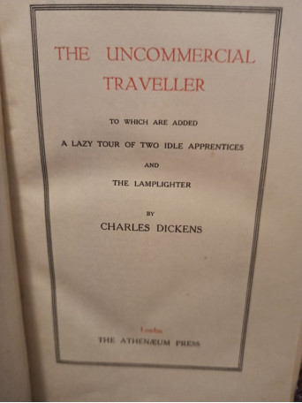 The uncommercial traveller