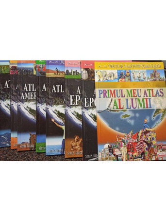 Colectia de atlase pentru scoala si acasa, 8 vol.