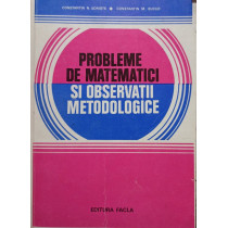 Probleme de matematici si observatii metodologice