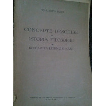 Concepte deschise in istoria filosofiei la descartes, leibniz si kant