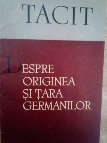 Despre originea si tara germanilor