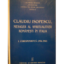 Claudiu Isopescu, mesager al spiritualitatii romanesti in Italia