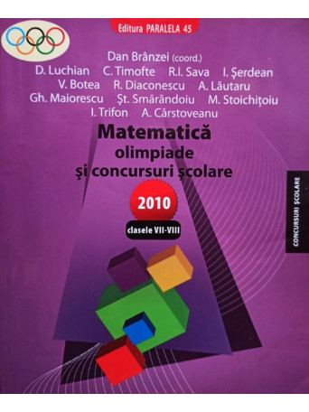 Matematica - Olimpiade si concursuri scolare clasele VII - VIII