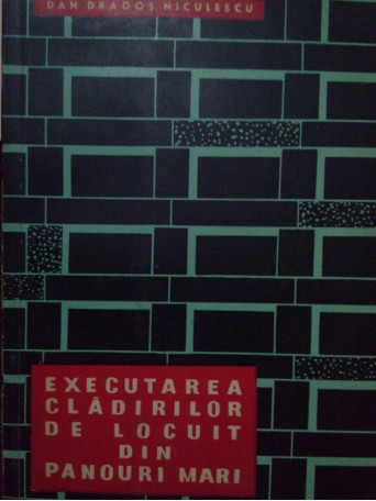 Executarea cladirilor de locuit din panouri mari