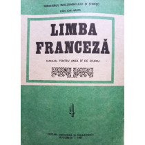 Limba franceza - Manual pentru anul IV de studiu