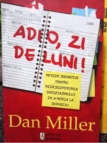 Dan Miller - Adio, zi de luni - 2010 - Brosata