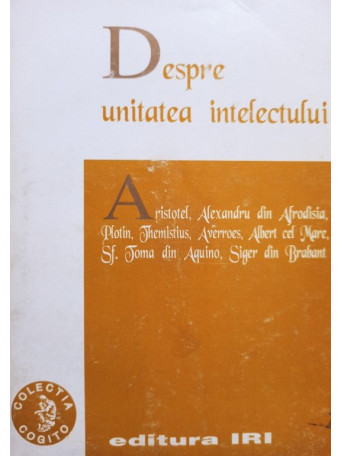 Despre unitatea intelectului