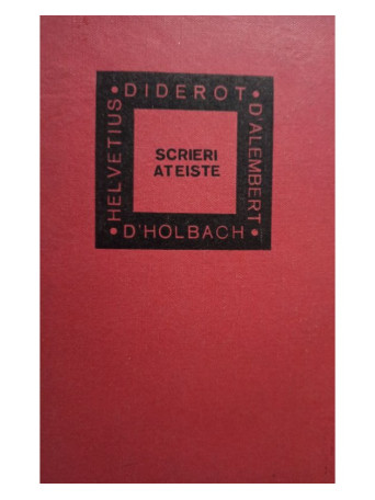 Diderot - Scrieri ateiste - 1966 - Cartonata