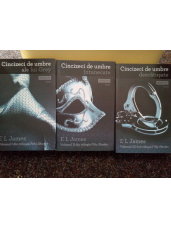 E. L. James - Cincizeci de umbre, 3 vol. - 2012 - Brosata